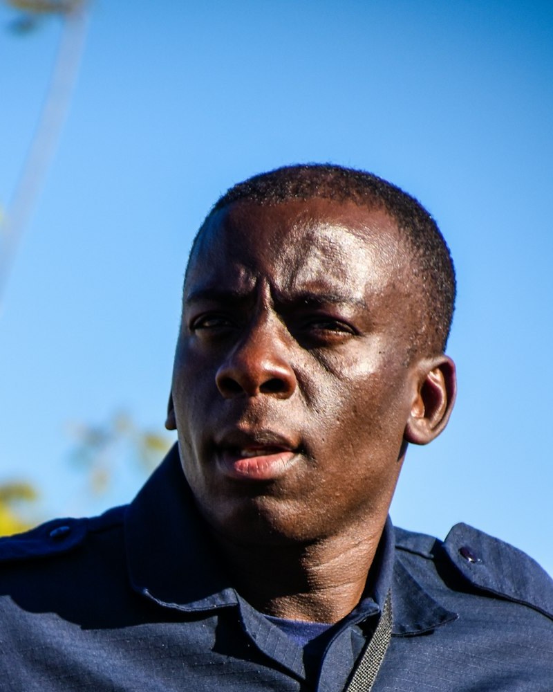 Kopjane close protection officer on duty