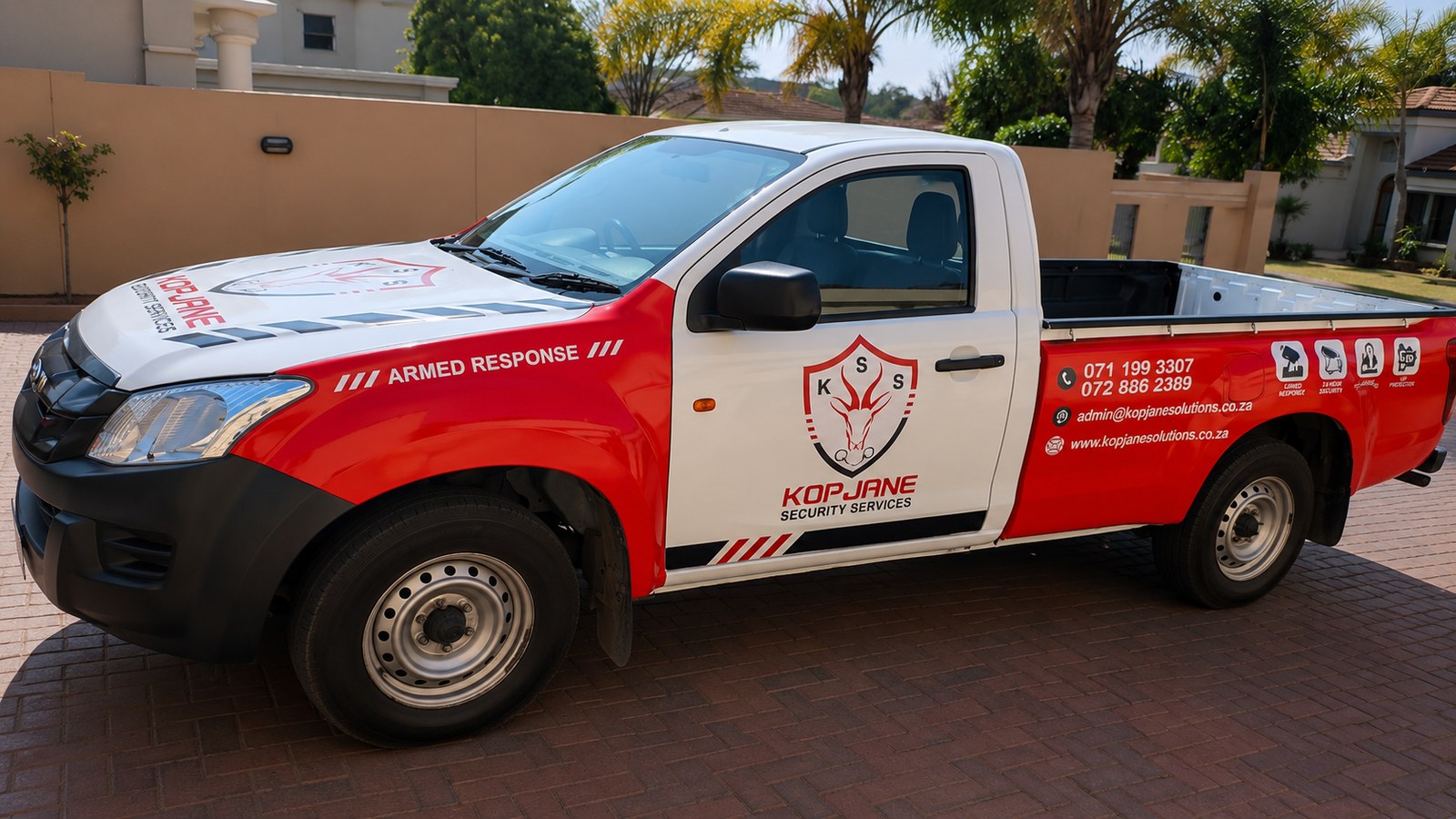 Kopjane armed response vehicle